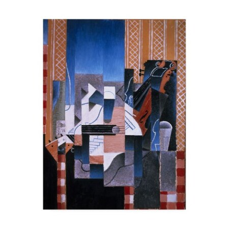 Trademark Fine Art Juan Gris 'Still Life With Violin and Guitar' Canvas Art, 35x47 BL01230-C3547GG